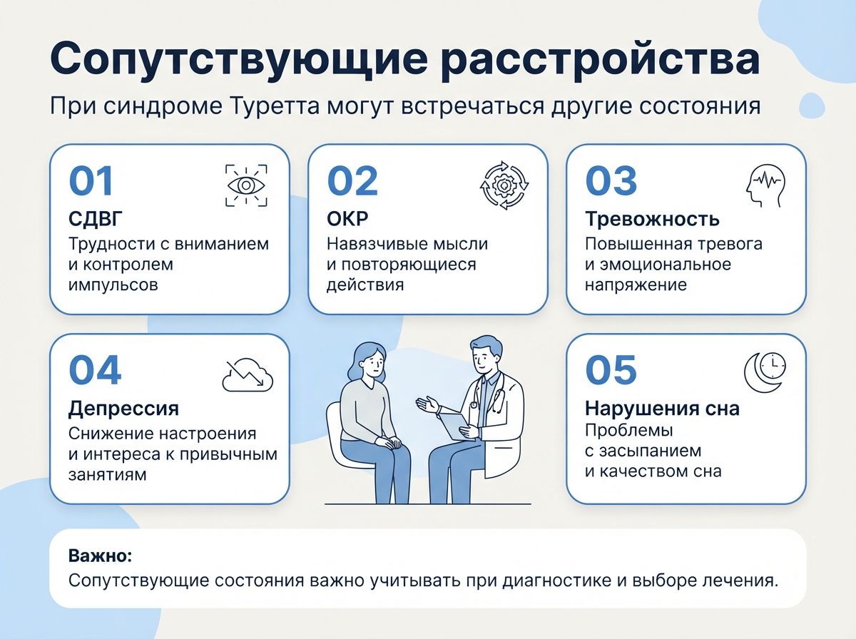 Лечение синдрома Туретта в Волхове инфографика